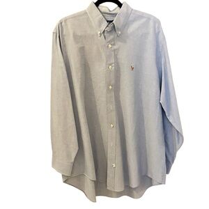 Ralph Lauren Classic Men’s Shirt, Size 17 1/2-35, Lt. Blue, 100% Cotton.